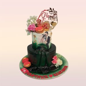 Two Tier Couple Wedding Cakes 4 Kg from Cake Square Chennai.