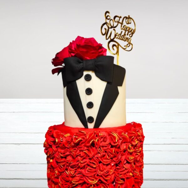 Very Modern Wedding Cake 5 Kg from Cake Square Chennai.