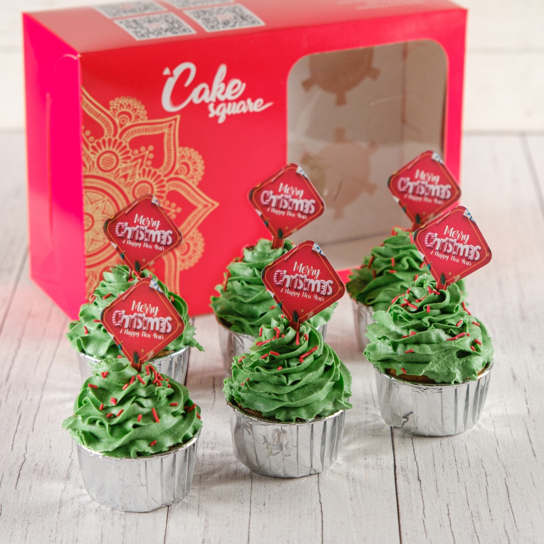 Buy Chocolate Cupcakes pack of 6 to delight guests at any occasion.