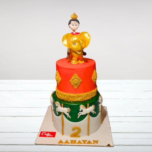 Boy King First Birthday cake 4kg from Cake Square Chennai