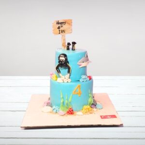 Deep Sea Diving theme cake 2 Kg from Cake Square Chennai