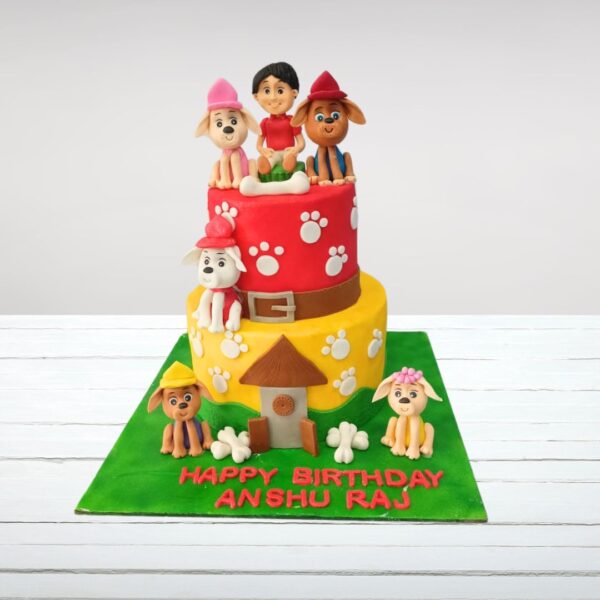 Paw Patrol 4 Kg Theme Birthday Cake from Cake Square Chennai