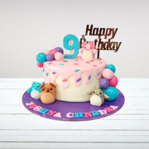 Special Animals Happy Birthday cake 3 Kg from Cake Square Chennai