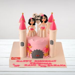 Twin Girls 2 Kg Birthday Cake from Cake Square Chennai