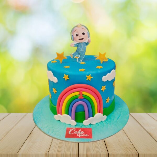 "Vibrant Amazing Cocomelon Kids Birthday Cake 2 Kg from Cake Square Chennai featuring beloved characters"