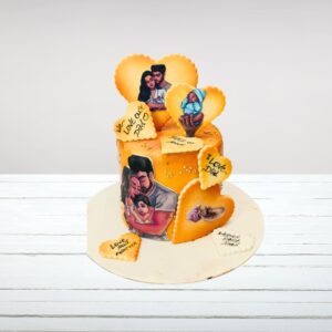 "Best Husband and Dad Birthday cake 2 kg featuring heartfelt decorations celebrating fatherhood and marriage. Order your personalized birthday cake from Cake Square Chennai."