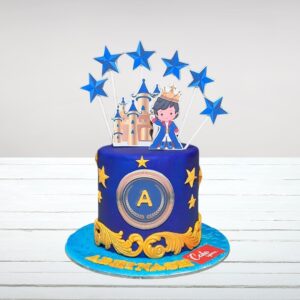 Regal Blue Castle Prince Birthday Cake 2 Kg from Cake Square Chennai with majestic design