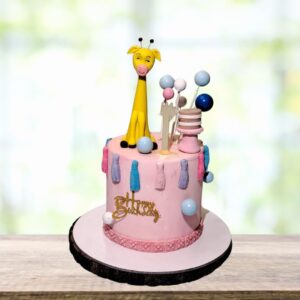 Adorable Charming Giraffe Birthday Cake 2 kg from Cake Square Chennai with safari-inspired design