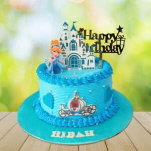 Enchanting Creamy Dreamy Castle Girls Birthday cake 1 Kg from Cake Square Chennai with delicate pastel design