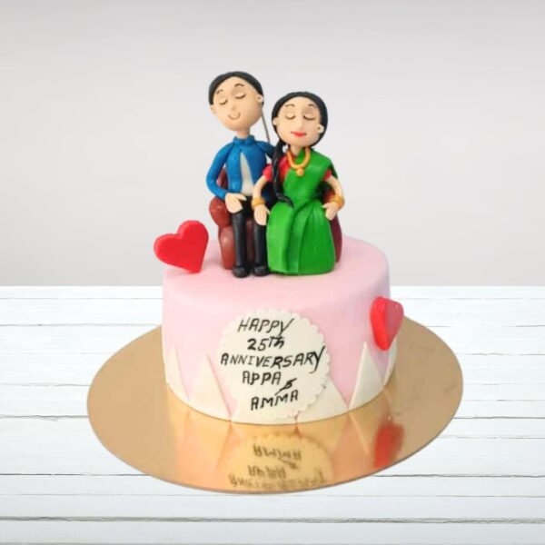 Perfect parents Anniversary cake 2 Kg