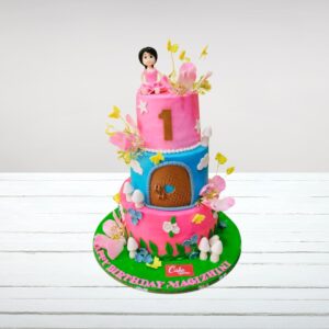 "Luxurious Pretty Girls First Birthday Cake 7 kg in Chennai with premium decorations and same day delivery"