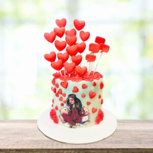 "Teenage girls Birthday Cake 2 Kg featuring trendy and vibrant design, perfect for a fun teen celebration. Order your birthday cake from Cake Square Chennai."